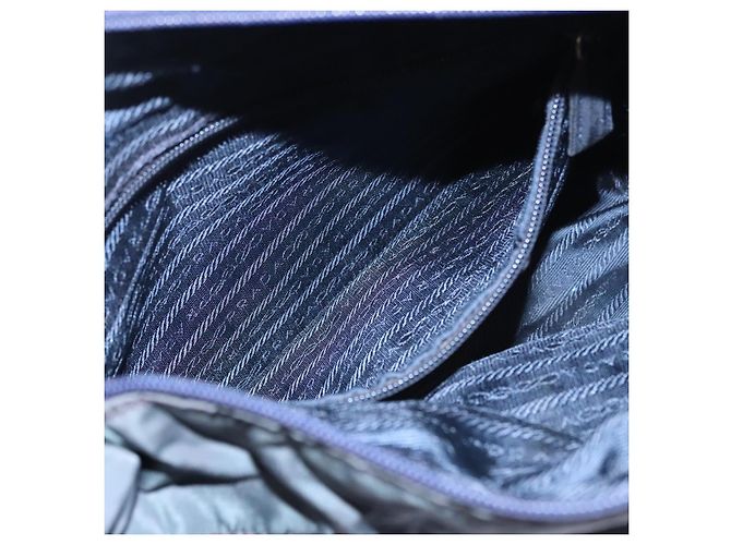 PRADA Bolso de mano de nailon azul marino Auth BA297 - vista 23