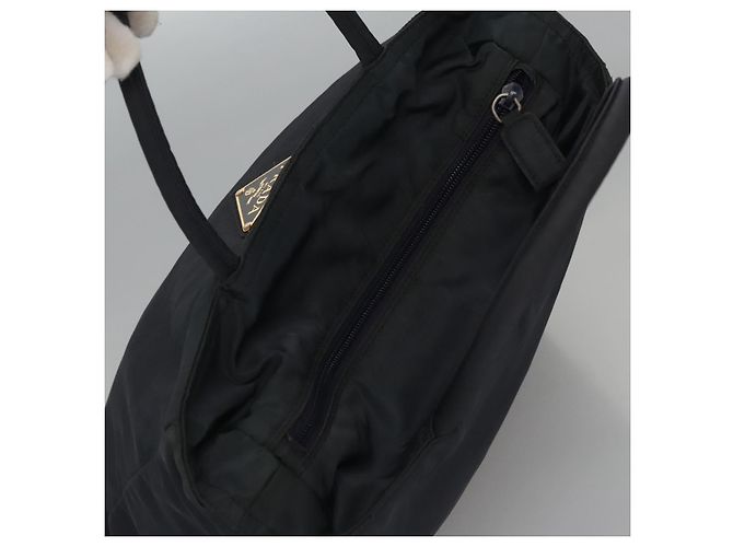 PRADA Bolso de mano de nailon azul marino Auth BA297 - vista 6