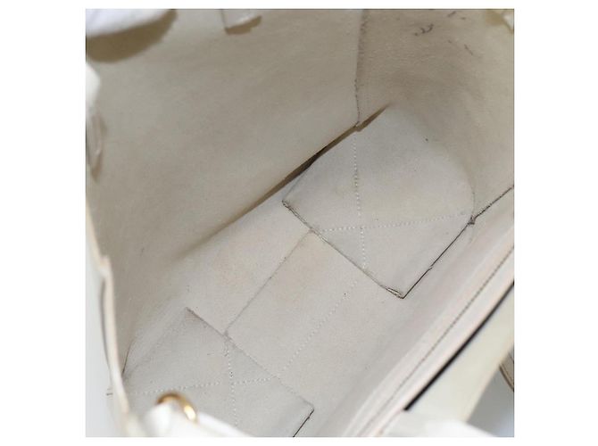 Céline Borsa a mano CELINE in pelle 2 in 1 bianca Auth BA203 Bianco - vista 10