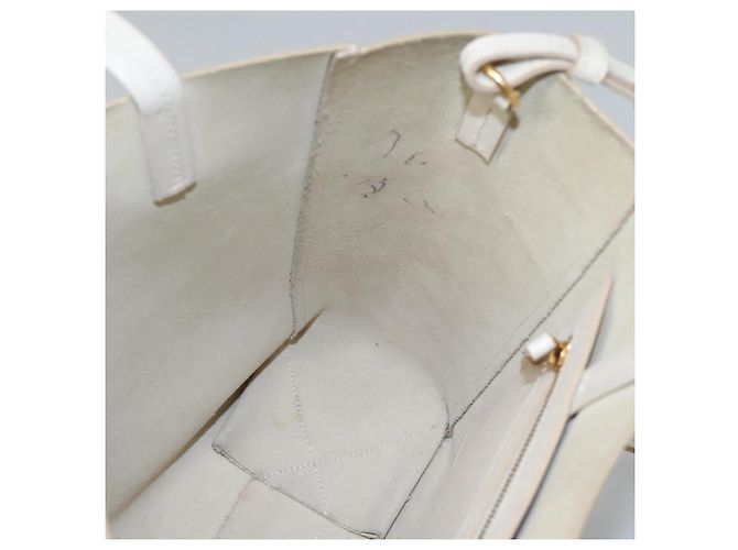 Céline Borsa a mano CELINE in pelle 2 in 1 bianca Auth BA203 Bianco - vista 11