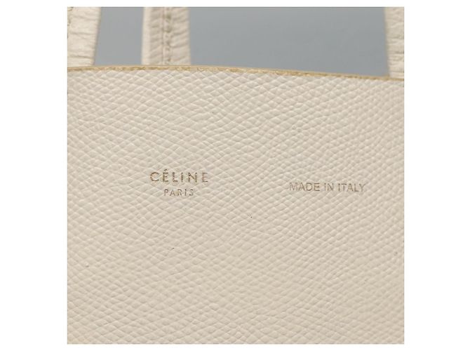 Céline Borsa a mano CELINE in pelle 2 in 1 bianca Auth BA203 Bianco - vista 19