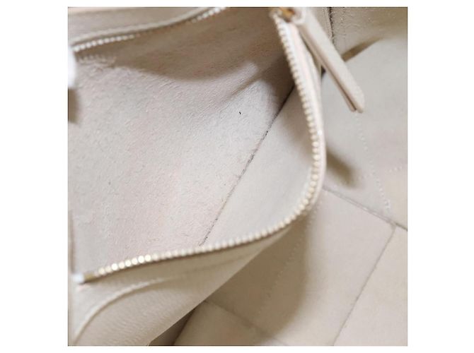 Céline Borsa a mano CELINE in pelle 2 in 1 bianca Auth BA203 Bianco - vista 22