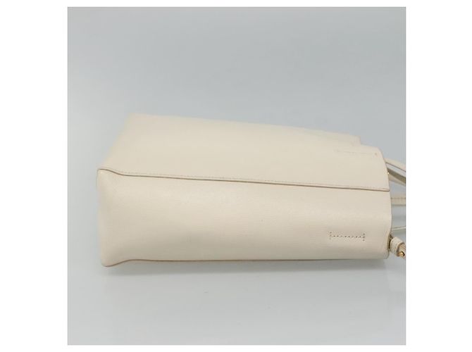 Céline Borsa a mano CELINE in pelle 2 in 1 bianca Auth BA203 Bianco - vista 4