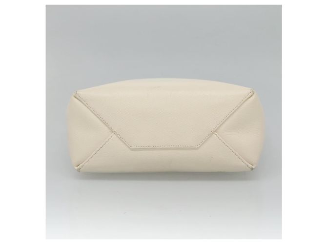Céline Borsa a mano CELINE in pelle 2 in 1 bianca Auth BA203 Bianco - vista 5