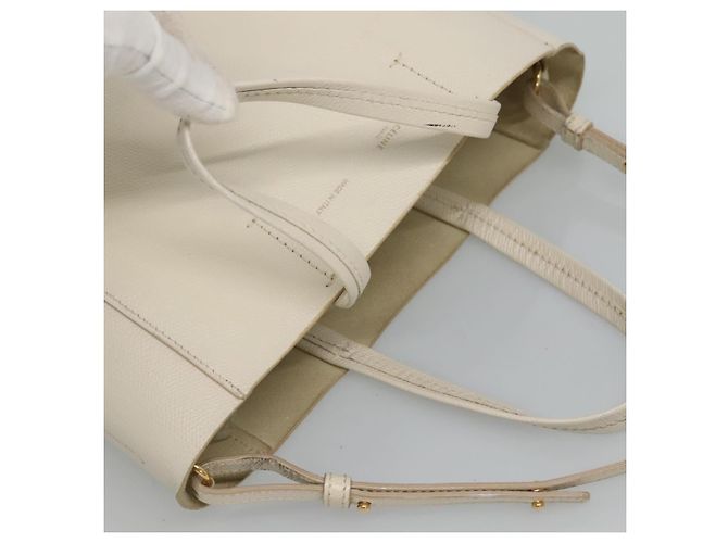 Céline Borsa a mano CELINE in pelle 2 in 1 bianca Auth BA203 Bianco - vista 6