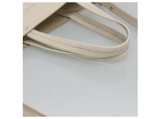 Céline Borsa a mano CELINE in pelle 2 in 1 bianca Auth BA203 Bianco - vista 7