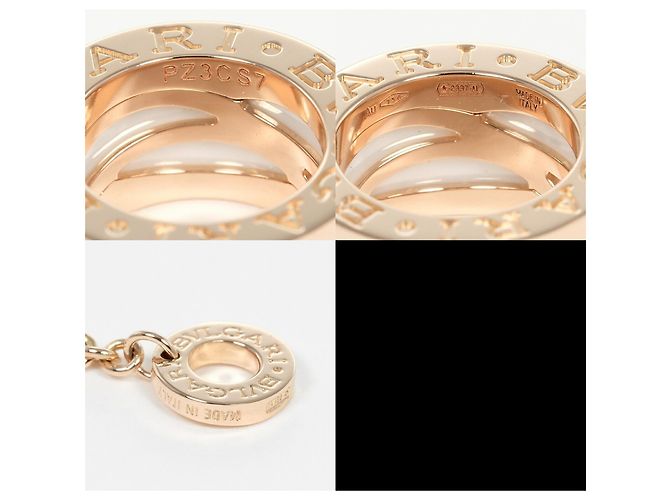 Bulgari Collana Bvlgari B.zero1 in Oro Rosa e Ceramica - vista 4