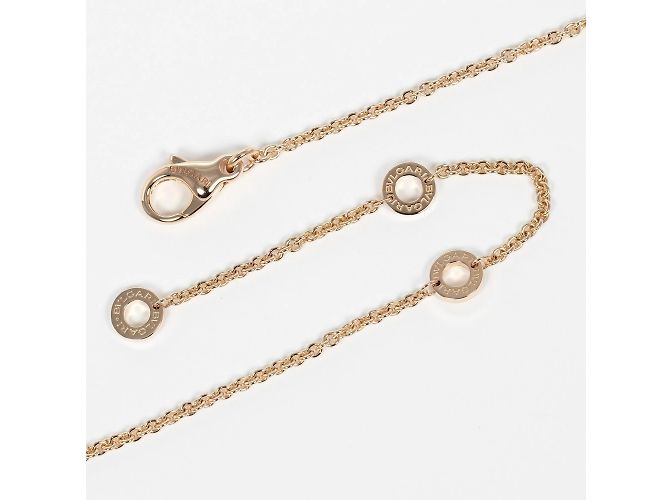 Bulgari Collana Bvlgari B.zero1 in Oro Rosa e Ceramica - vista 9