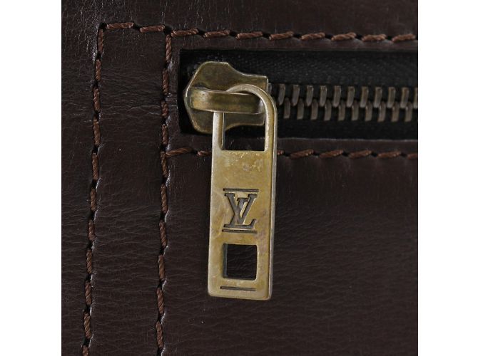 Borsa a Spalla Sac Plat Louis Vuitton Marrone - vista 12