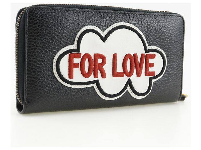 Cartera Larga Gucci GG Marmont Negro - vista 3