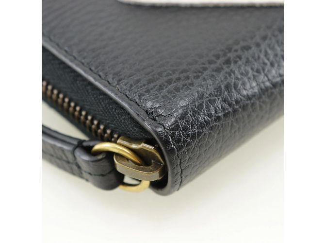 Cartera Larga Gucci GG Marmont Negro - vista 4