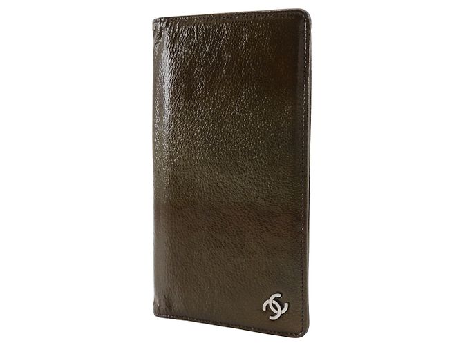 Cartera Larga Chanel Coco Mark en Bronce - vista 2
