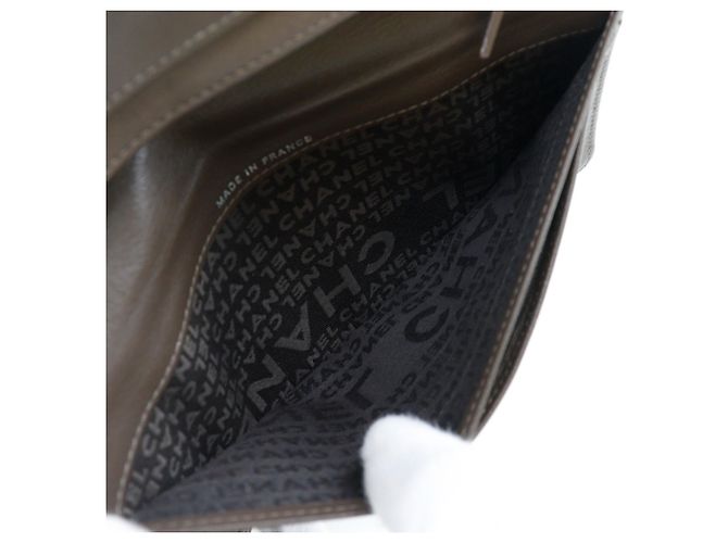 Cartera Larga Chanel Coco Mark en Bronce - vista 6
