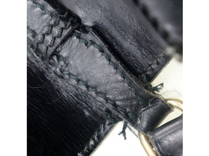Schultertasche aus schwarzem Kalbsleder Gucci Sherry Line - Ansicht 11