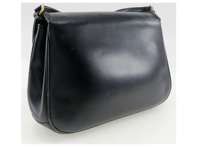 Schultertasche aus schwarzem Kalbsleder Gucci Sherry Line - Ansicht 3