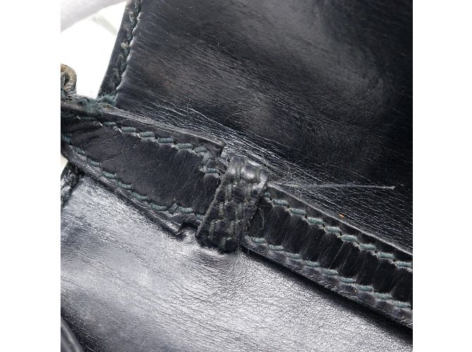 Schultertasche aus schwarzem Kalbsleder Gucci Sherry Line - Ansicht 9