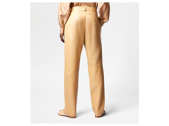 Tod's Lederhose beige Größe 38 - Ansicht 10