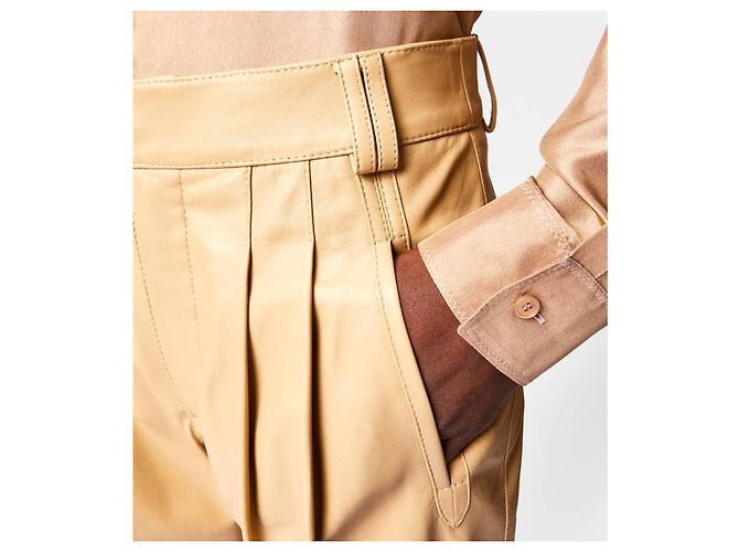 Tod's Lederhose beige Größe 38 - Ansicht 12