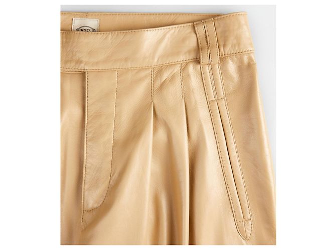 Tod's Lederhose beige Größe 38 - Ansicht 14