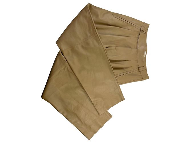 Tod's Lederhose beige Größe 38 - Ansicht 2