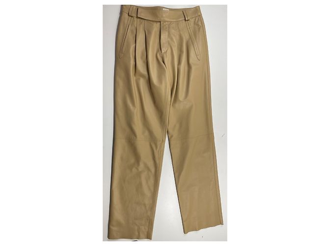 Tod's Lederhose beige Größe 38 - Ansicht 5
