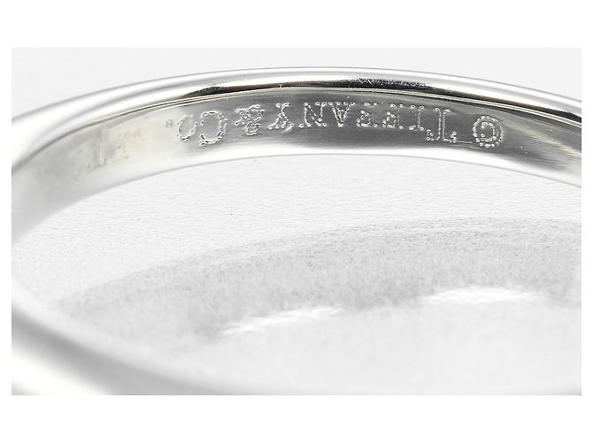 Anello in platino con diamante Tiffany & Co. - vista 5