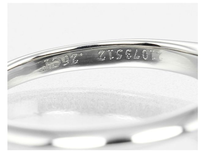 Anello in platino con diamante Tiffany & Co. - vista 7