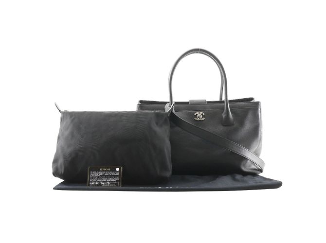 Chanel Caviar-Leder Executive Tote Bag Schwarz - Ansicht 11
