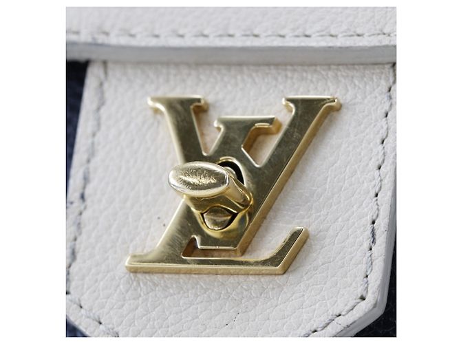 Borsa Tote Rock Me MM di Louis Vuitton Nero Beige - vista 7