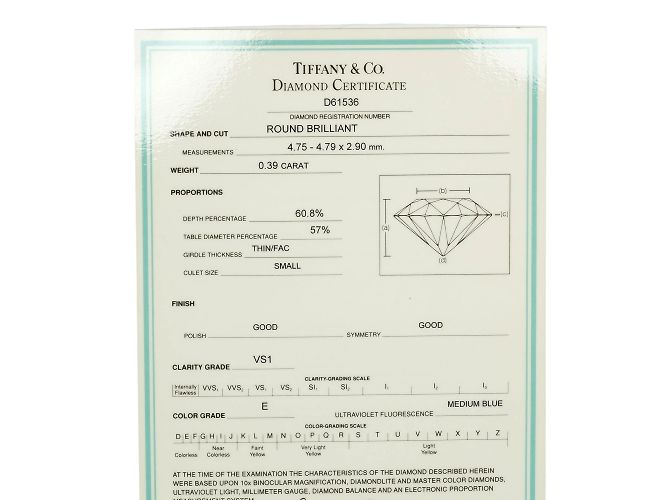 Tiffany & Co Anillo de compromiso Tiffany Solitaire - vista 9