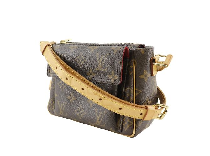 Borsa a Spalla Louis Vuitton Viva Cite PM Marrone Monogramma - vista 2