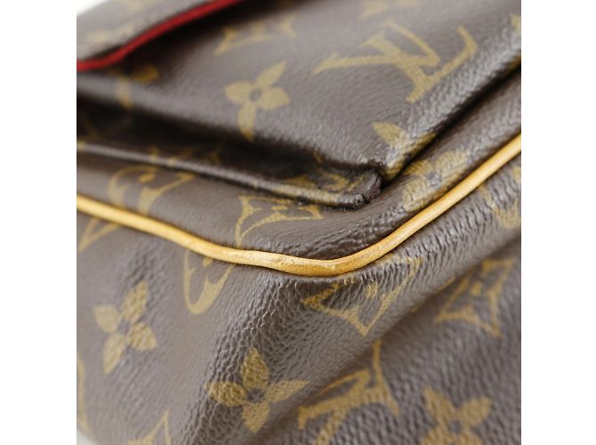 Borsa a Spalla Louis Vuitton Viva Cite PM Marrone Monogramma - vista 4
