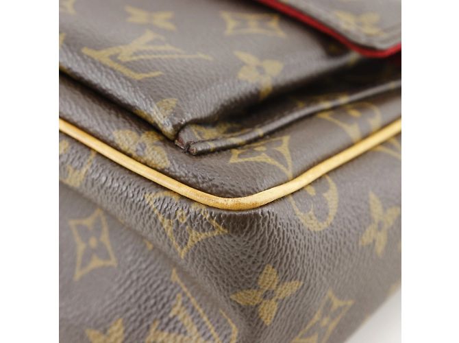 Borsa a Spalla Louis Vuitton Viva Cite PM Marrone Monogramma - vista 5
