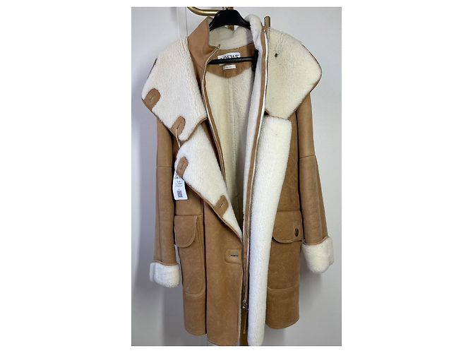 Parka Loewe oversize de piel - vista 11