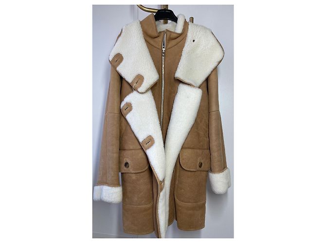 Parka Loewe oversize de piel - vista 12