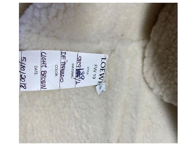 Parka Loewe oversize de piel - vista 14