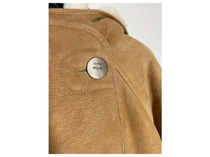 Parka Loewe oversize de piel - vista 9