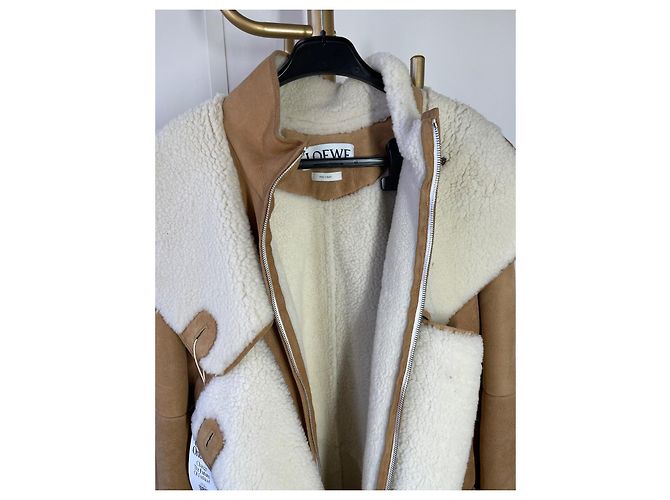 Parka Loewe oversize de piel - vista 10