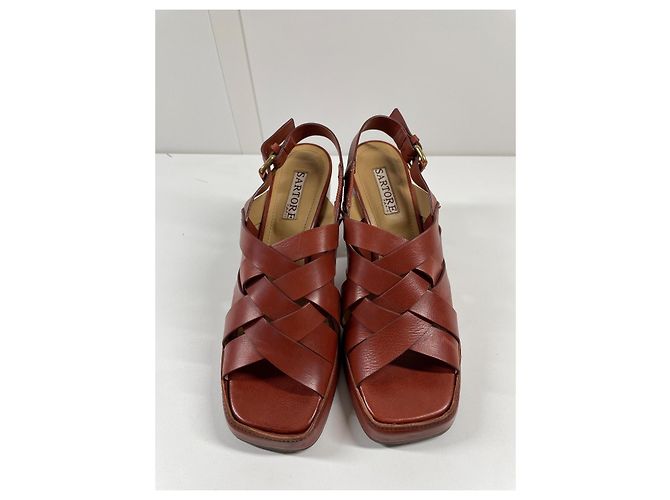 Sandali Sartore in pelle numero 40 - vista 3