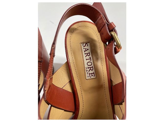 Sandali Sartore in pelle numero 40 - vista 7