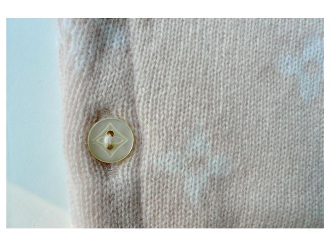 LOUIS VUITTON Neue rosa Kaschmir-Einteiler 6 Monate Pink - Ansicht 3