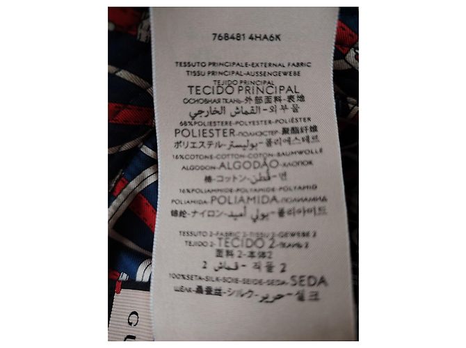 GUCCI CLOCHE IN TESSUTO GG. Blu Multicolore Grigio - vista 6