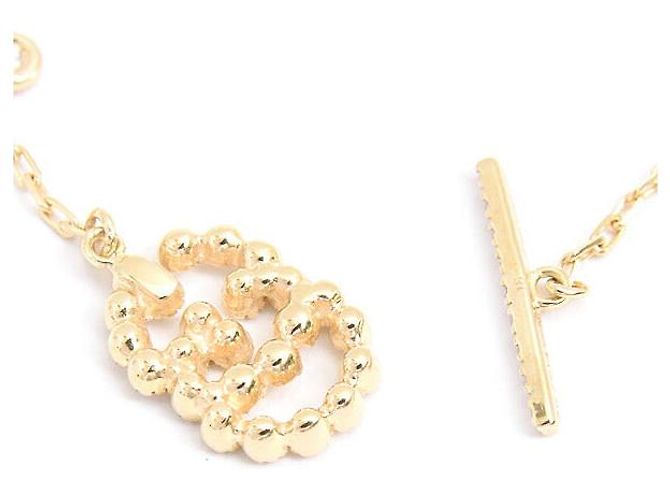 Gucci 750YG Double G Diamond Bracelet Golden - view 4