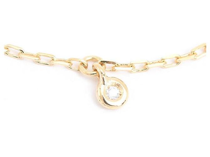 Gucci 750YG Double G Diamond Bracelet Golden - view 5