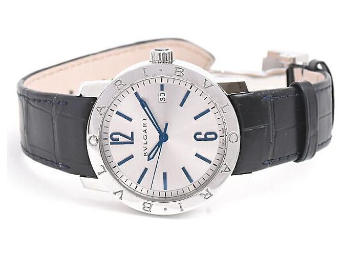 Bulgari Relógio automático Bvlgari Bvlgari com mostrador prateado BB39C6SLD usado Prata - vista 2