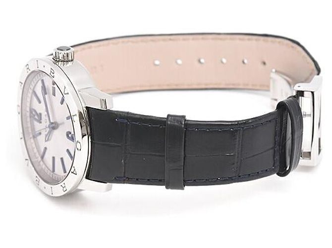Bulgari Relógio automático Bvlgari Bvlgari com mostrador prateado BB39C6SLD usado Prata - vista 3