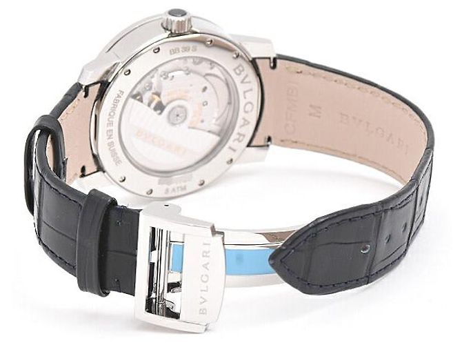 Bulgari Relógio automático Bvlgari Bvlgari com mostrador prateado BB39C6SLD usado Prata - vista 4