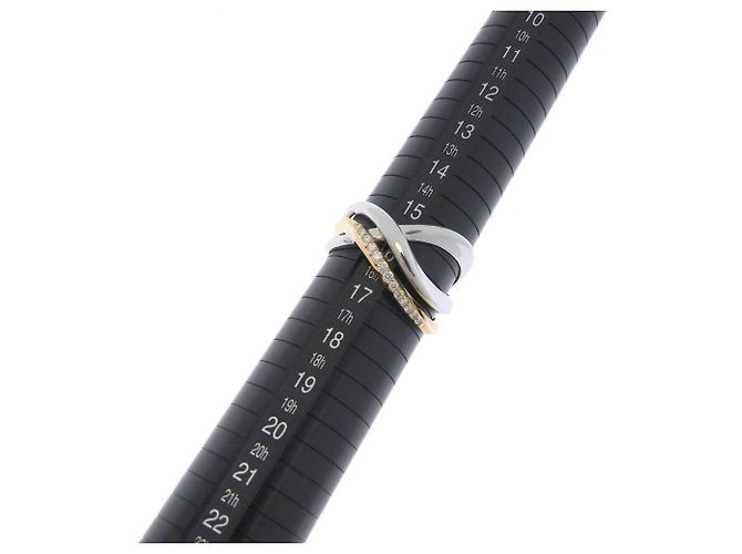 & Other Stories Anello in diamante K18WG K18PG 0,11 ct - vista 5