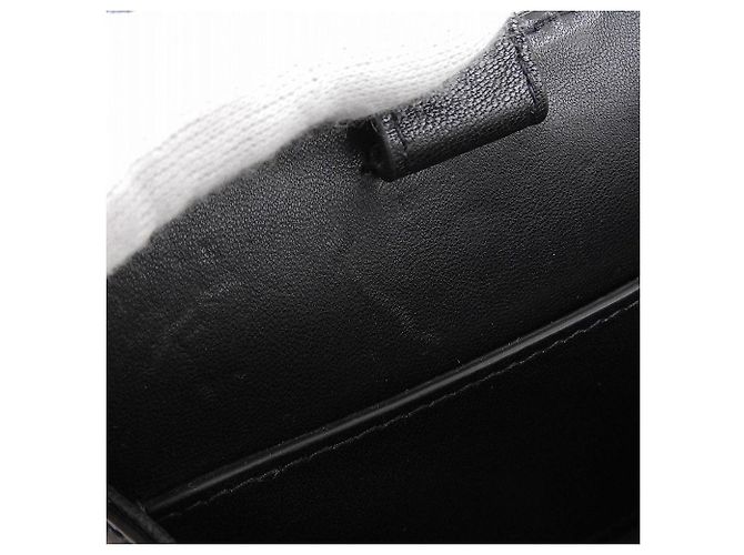 Borsa Micro Mini Gancini Wanda di Salvatore Ferragamo Nero - vista 7
