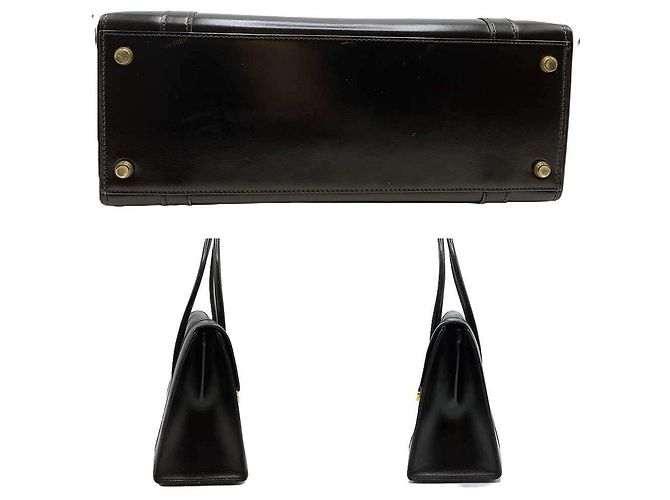 Hermès Borsa in pelle box calf nera Hermes Drag 30 Nero - vista 4